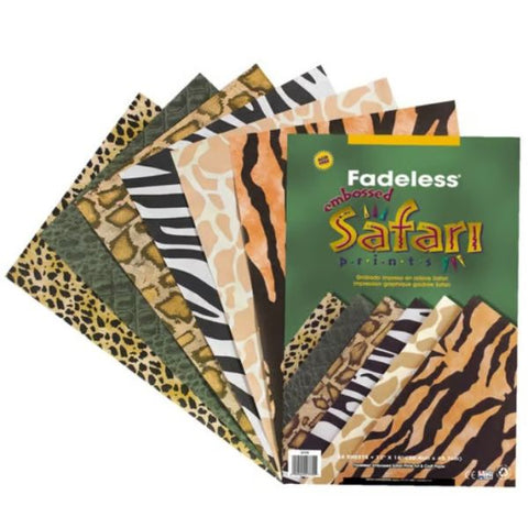 Fadeless Safari Prints Sheet