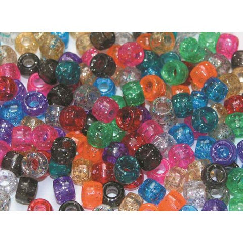 Beads Pony Transparent Glitter