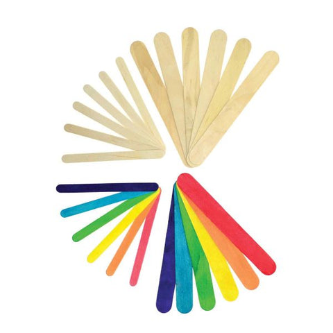 Craft Sticks Natural Jumbo