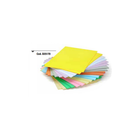 Pastel Lightweight A4 Card Stack - 10 Colours