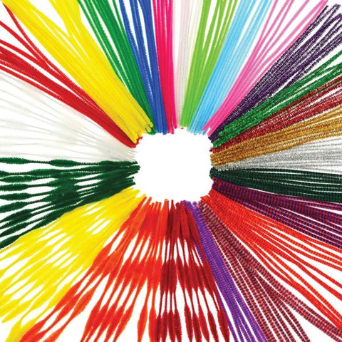 Standard Chenille Stems - Assorted Colours