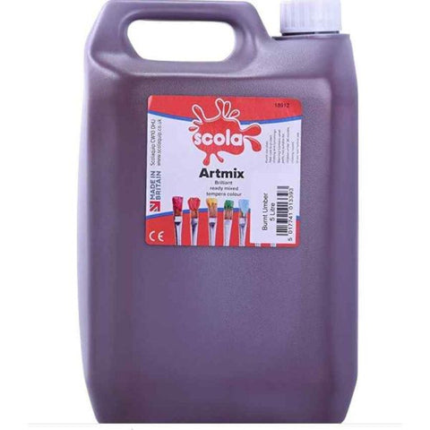 Ready Mixed Paint - Burnt Umber 5L