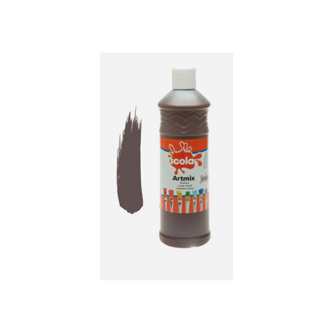 Artmix Ready Mixed Paint - Burnt Umber 1L