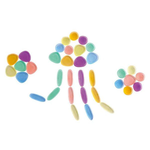 Clear Junior Rainbow Pebbles
