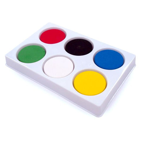 6-well Block Palette with paint