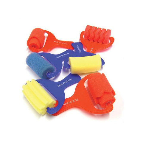 Assorted Foam Rollers Pack 6