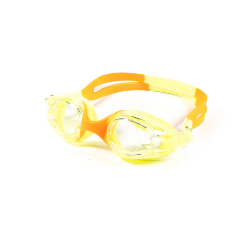 Junior Mirror Swimming Goggles - Yellow/Orange