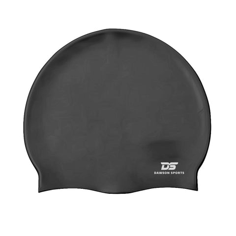 Junior Silicone Swimming Cap - Black