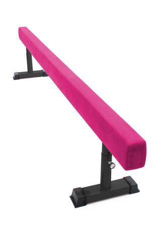 Lower Height Adjustable Balance Beam - Pink