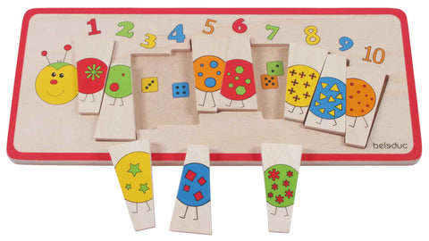 Beleduc | Matching Puzzle / Caterpillar