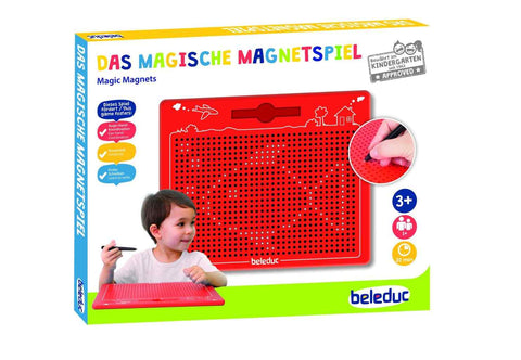 Beleduc | Magnetic Drawing Board / Red
( 25.5 x 28 x 1.8 cm )