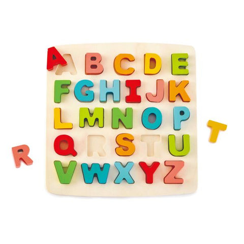 Hape Chunky Alphabet Educational Wooden Puzzle