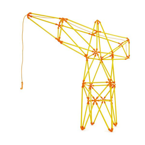 Hape Flexistix Truss Crane Bamboo Construction Kit