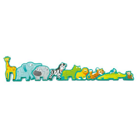 Hape Alphabet & Animal Parade Wooden Puzzle