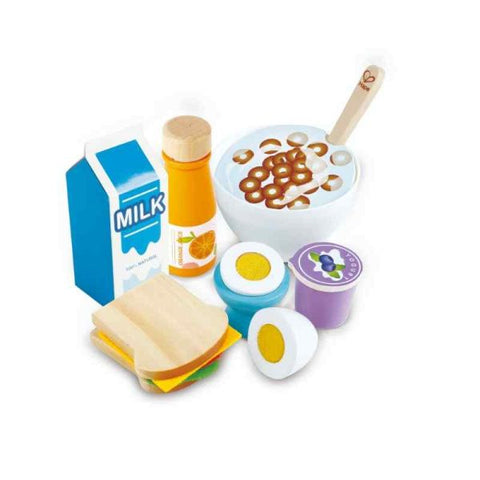 Delicious Breakfast Playset Food Set with Toy Spoon