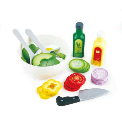 39-Piece Healthy Salad Playset With Utensils and Ingredients