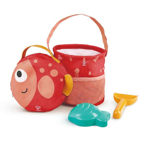 Hape - Fold and Go Sand & Beach Set with Canvas Bag