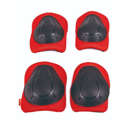 Hape Adventurer Knee and Elbow Pads, Red