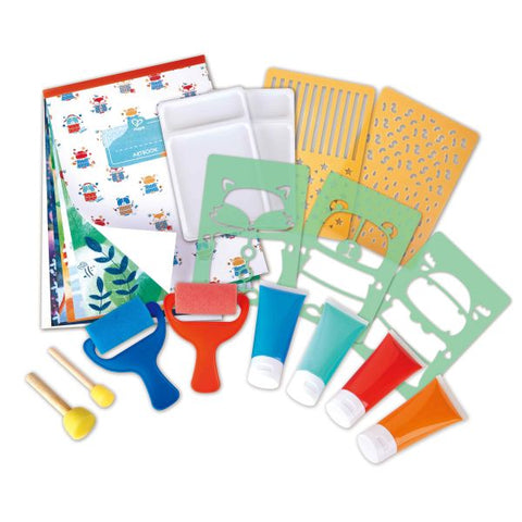 Hape Sponge Painting Fun Art Activity Paint Set