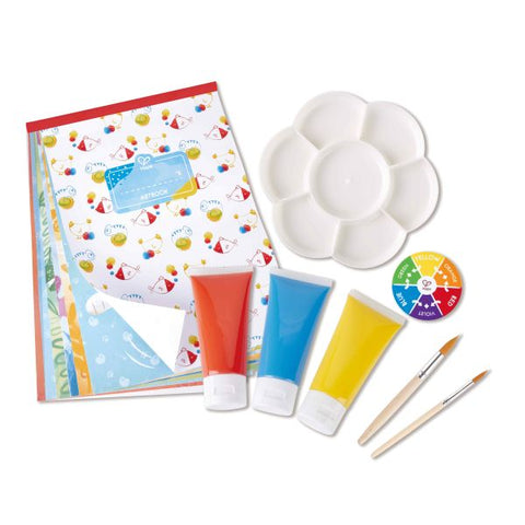 Hape Colour Mix Painting Activity Art & Craft Set