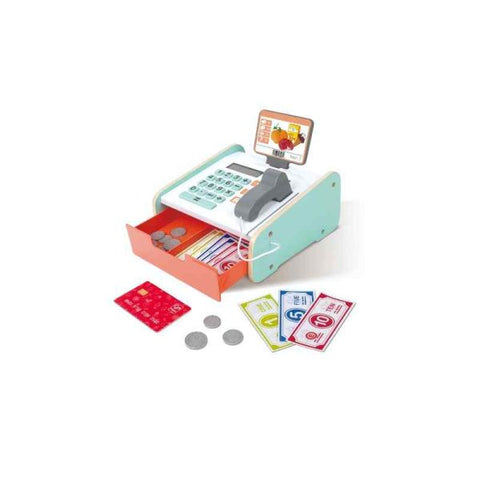 Hape Fantastic Cash Register w/ Solar Powered Calculator 19pcs