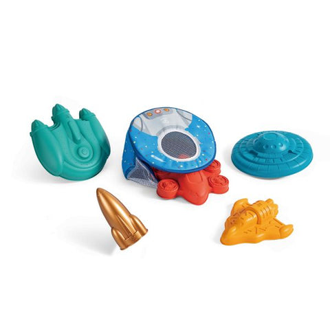 Hape Space Explorer Sand Ship Beach Toys with Backpack