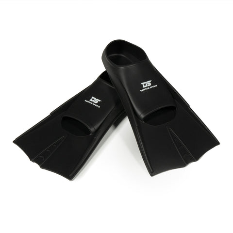 Speed Fins Gray/All Black - UK 0.5-1