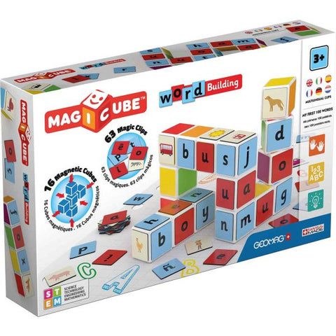 Geomag Magicube Word Building + Clips