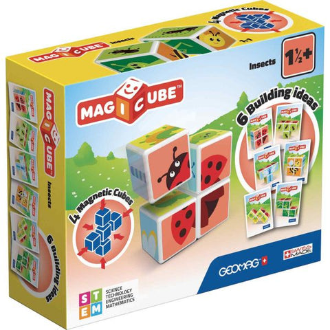 Geomag Magicube Printed Insects + Cards