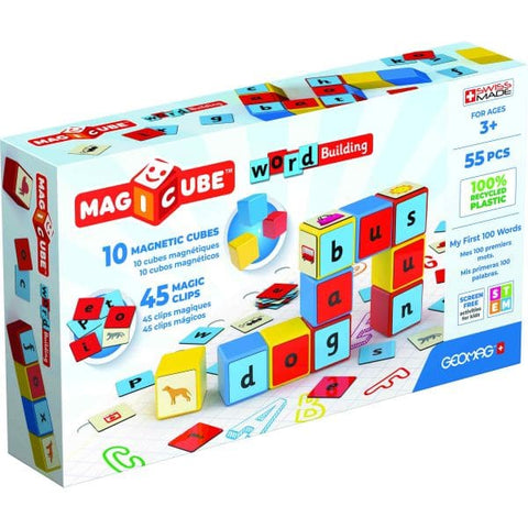 Geomag Magicube Word Building Recycled Clips