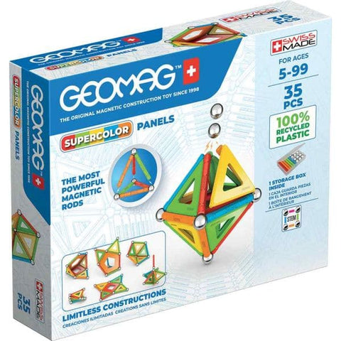 Geomag Supercolor Panels Magnetic Construction STEM Toys