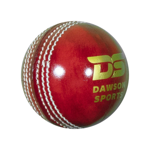 Match Leather Cricket Ball - Premium - Red