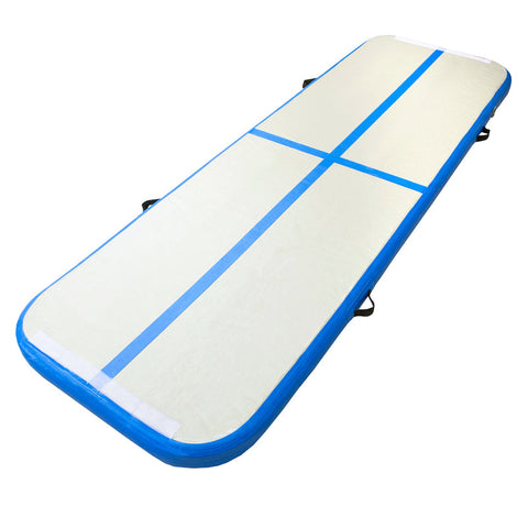 Inflatable Air Track (with Pump) - Blue