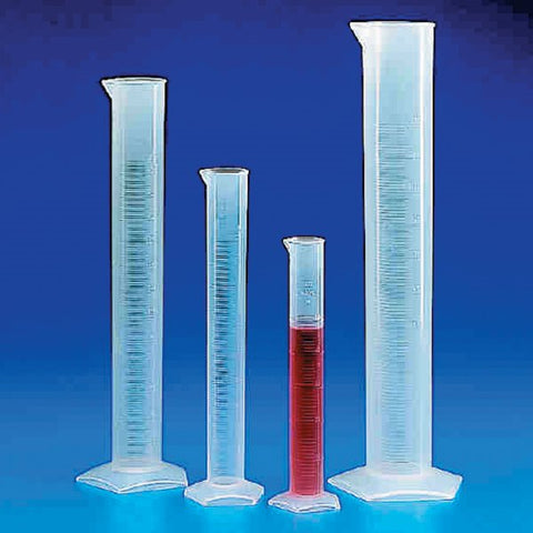 Polypropylene Cylinders with Moulded Graduations 10ml
