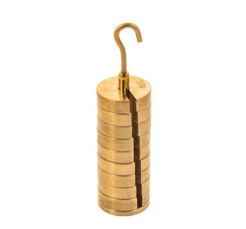 Weights slotted brass set 50g