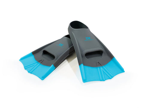 Speed Fins Gray/Aqua - UK 5-7