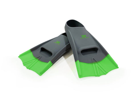 Speed Fins Gray/Green - UK 7-9