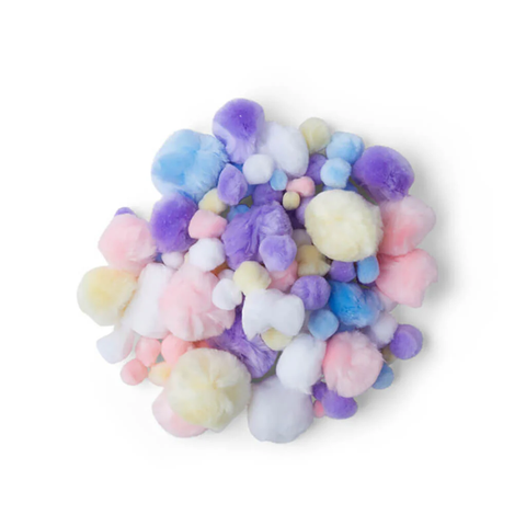 Pom-Poms - Pastel 100pk