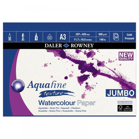 AQUAFINE WC TEXTURE PAD A3 300G 50SH