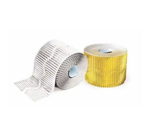 SCO CORRUGATED VALUE BORDER ROLLS METALLIC 15M 4PCS