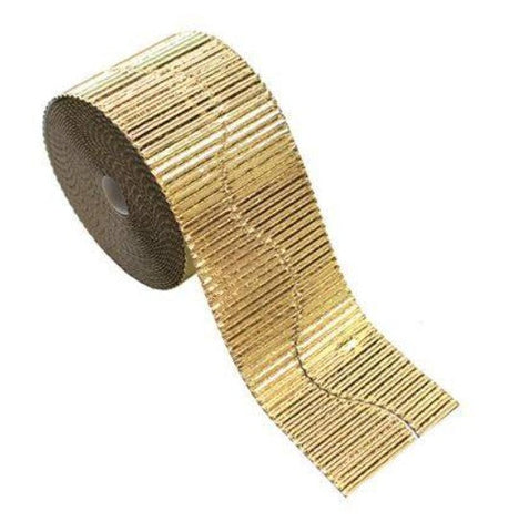 Scola Card Border Roll Scolloped 57Mmx15M Gold