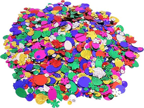 Sco Sequins Bag of Assorted 500G