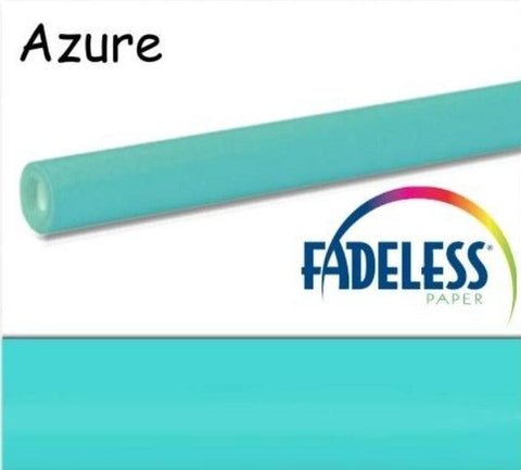 PAC FADELESS COLOURS DISPLAY PAPER ROLL 1218MMX3.6M AZURE  1PC