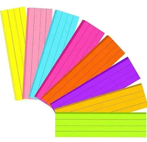 Scola Sentence Strip Kaleidoscope 76 X 609Mm 100Pcs