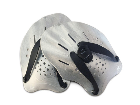 Hand paddles - Silver (Large)