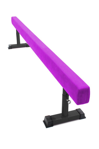 Lower Height Adjustable Balance Beam - Purple