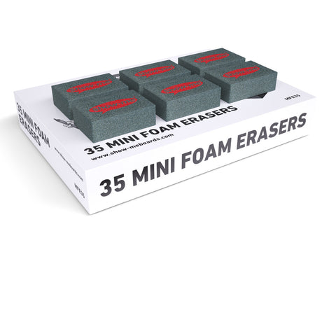 Mini Foam Erasers - Pack of 35