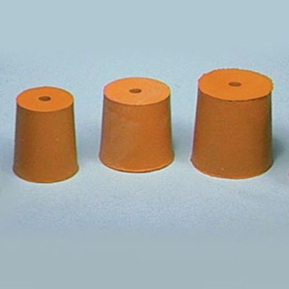 Stoppers rubber 1-hole No 21