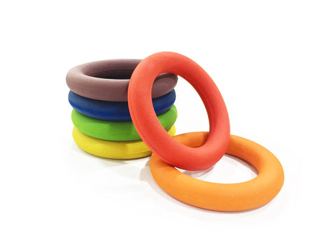 Rubber Quoits - Asst (Set of 6)