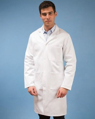 Lab coat p/cotton mens 108cm